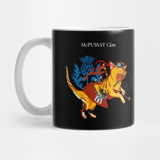 McPUSSAY Clan Tartan Pussycat Kitty Cat Scotland Ireland Pets Mug